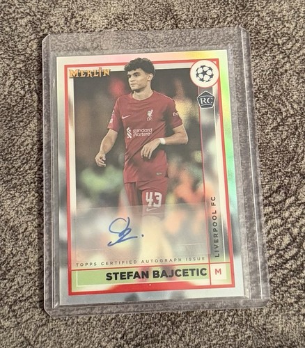 Stefan Bajetic 2023 Topps Merlin Chrome