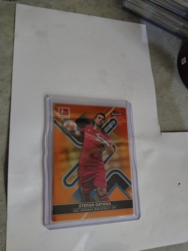 Stefan Ortega 2021 Topps Finest Orange /25