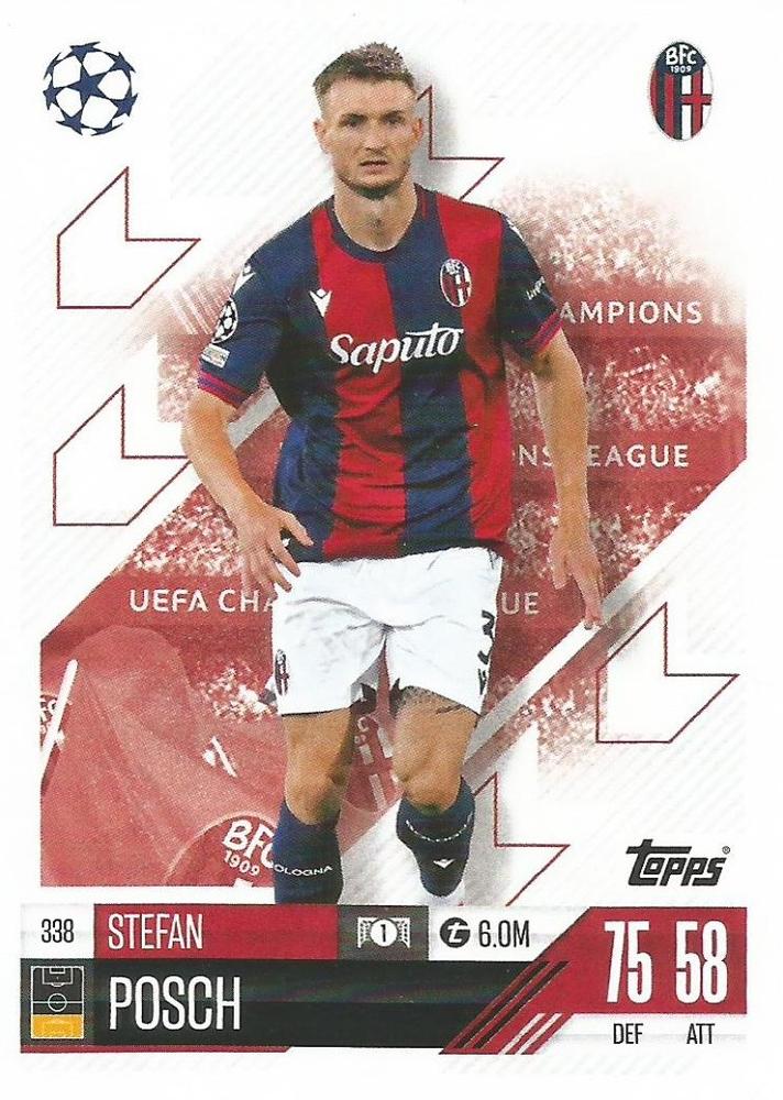 Stefan Posch 2024 Topps Match Attax UEFA Club Competitions