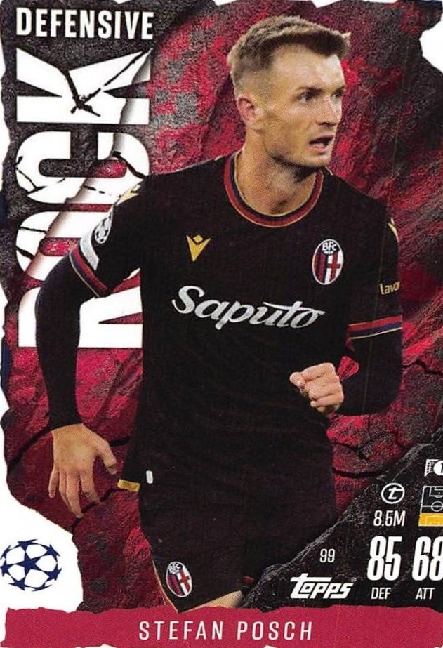 Stefan Posch 2024 Topps Match Attax UEFA Club Competitions Extra