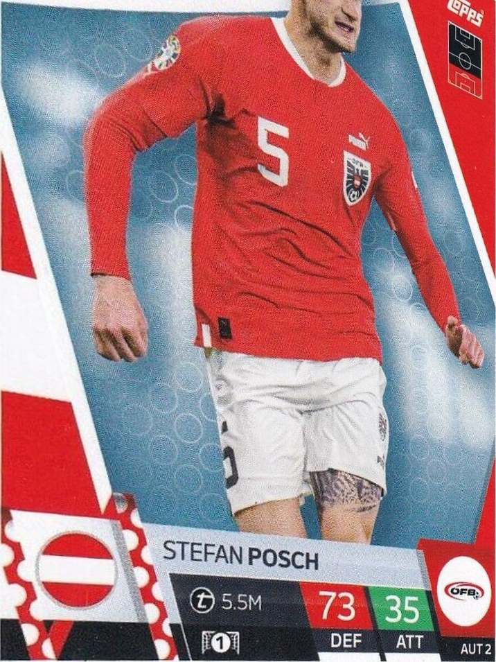 Stefan Posch 2024 Topps Match Attax UEFA EURO