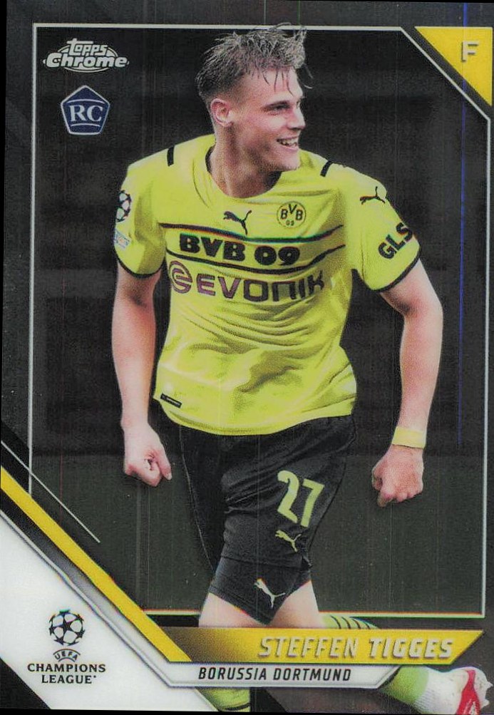 Steffen Tigges 2021 Topps Chrome UCC 55