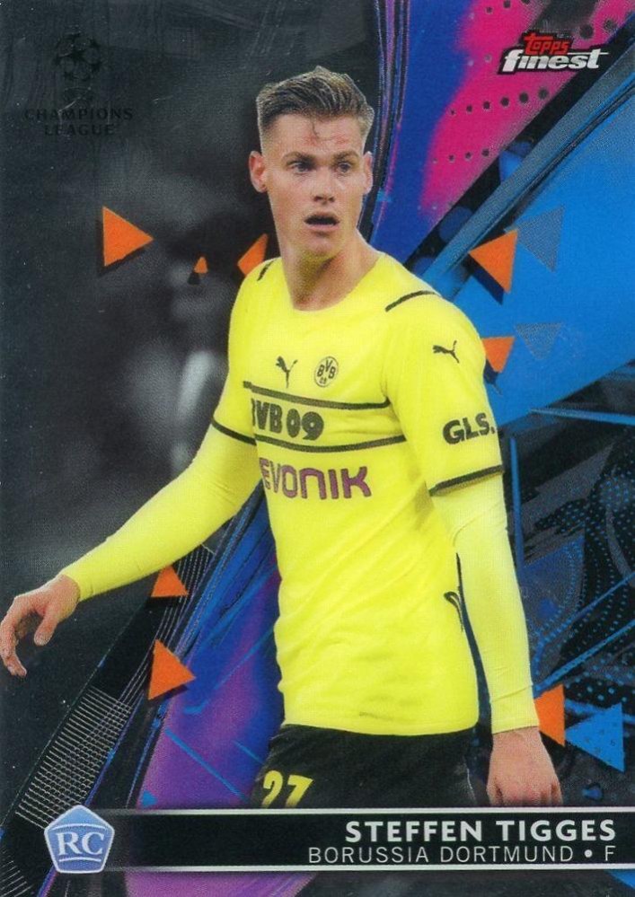 Steffen Tigges 2021 Topps Finest UEFA 68