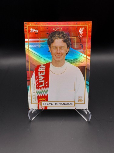 Steve McManaman 2026 Topps Liverpool Focus /50