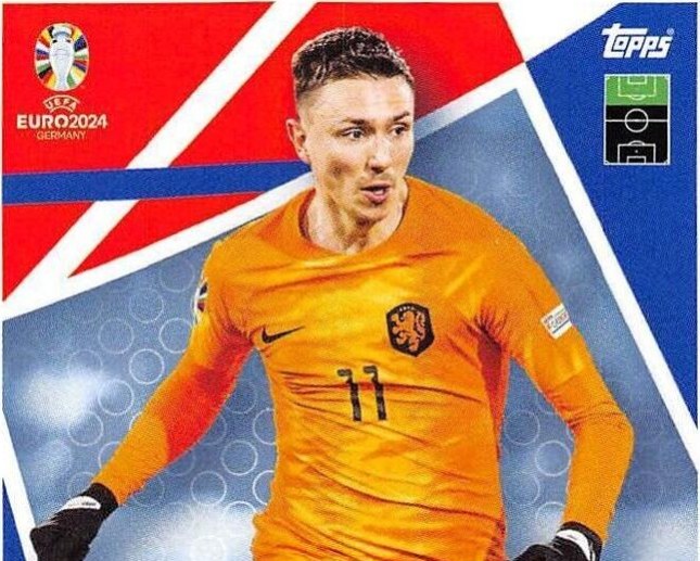 Steven Berghuis 2024 Topps Match Attax UEFA EURO