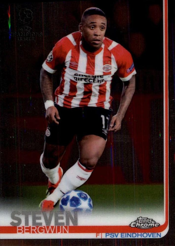 Steven Bergwijn 2018 Topps Chrome UCC 6