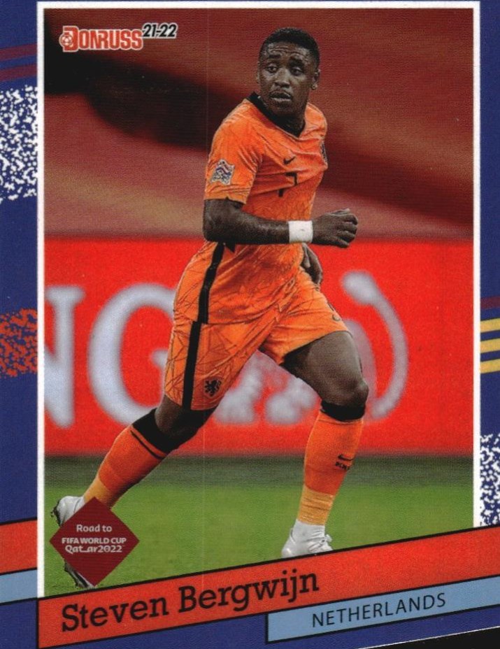 Steven Bergwijn 2021 Panini Donruss Soccer 4