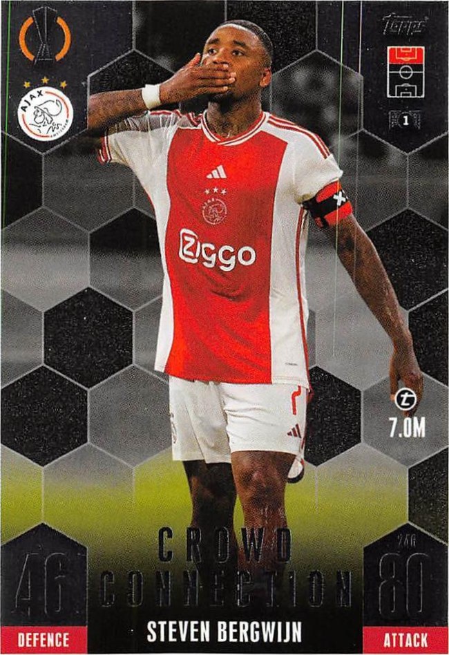 Steven Bergwijn 2023 Topps Match Attax UEFA Club Competitions Extra