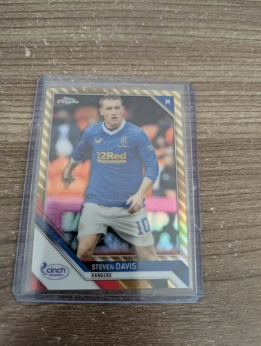 Steven Davis 2021 Topps Chrome Gold /75