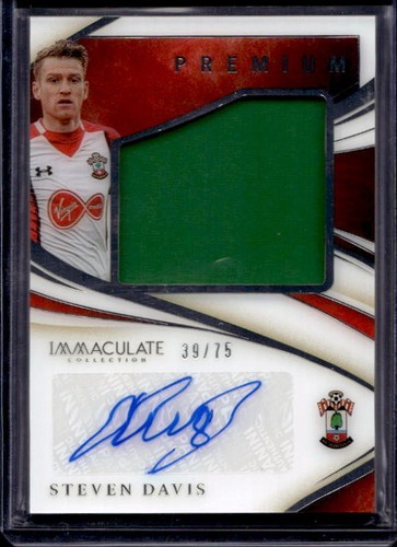 Steven Davis 2020 Panini Immaculate Premium /75
