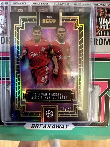 Steven Gerrard / Alexis Mac Allister 2024 Topps Deco /25