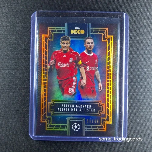 Steven Gerrard / Alexis Mac Allister 2023 Topps Deco /49