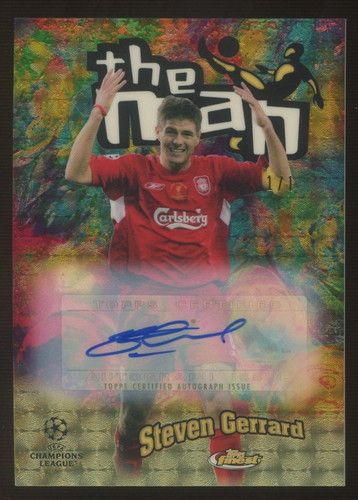 Steven Gerrard 2023 Topps Finest Superfractor /1