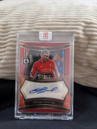 Steven Gerrard 2024 Panini Select Red Colour Match
