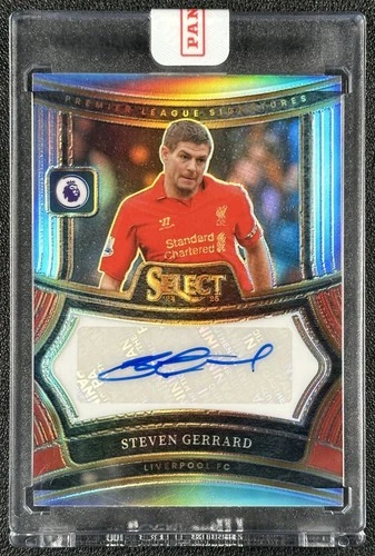 Steven Gerrard 2024 Panini Select Silver Prizm