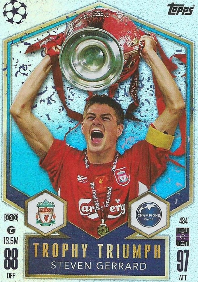 Steven Gerrard 2024 Topps Match Attax UEFA Club Competitions