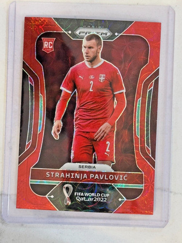 Strahinja Pavlovic 2022 Panini Prizm World Cup Red