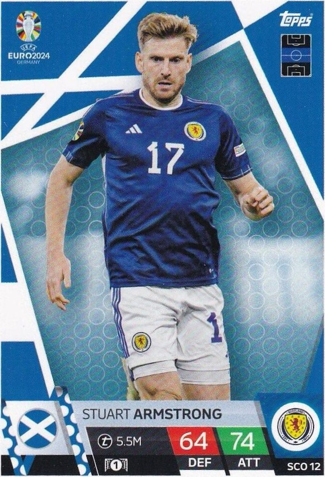 Stuart Armstrong 2024 Topps Match Attax UEFA EURO