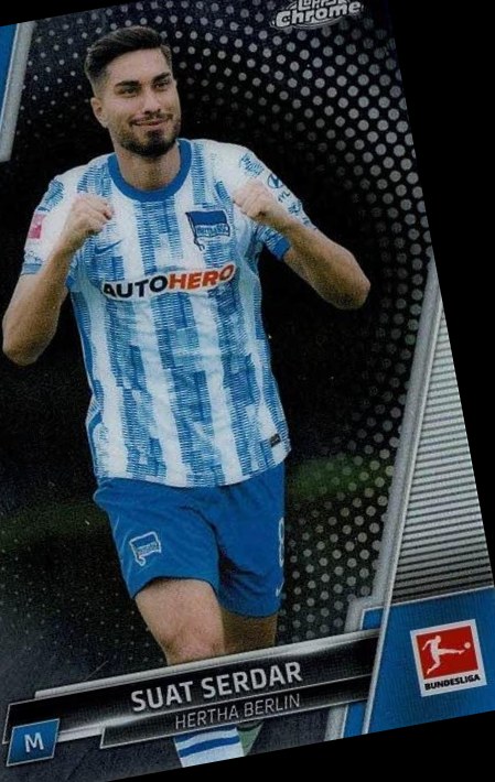 Suat Serdar 2021 Topps Chrome Bundesliga 12