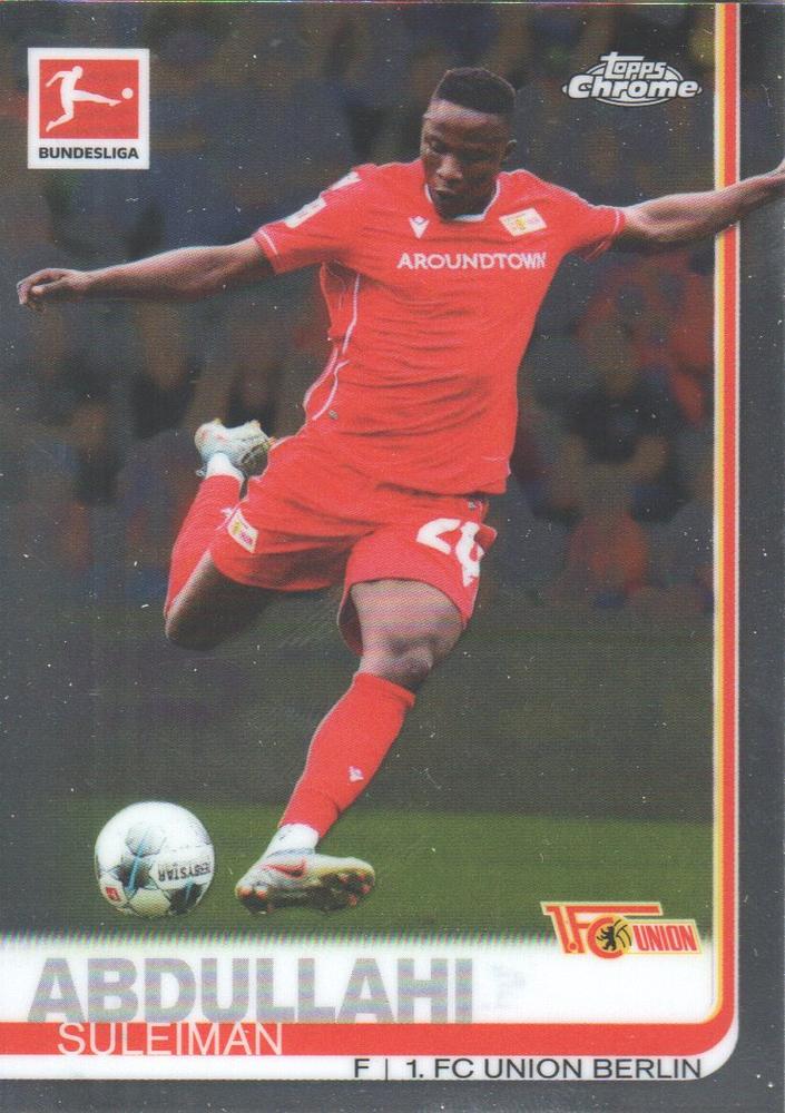 Suleiman Abdullahi 2019 Topps Chrome Bundesliga 9