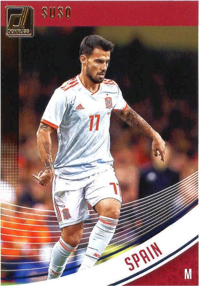 Suso 2018 Panini Donruss Soccer 164