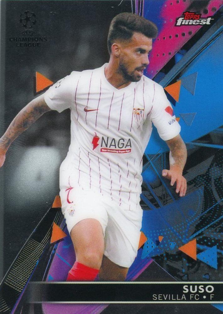 Suso 2021 Topps Finest UEFA 95