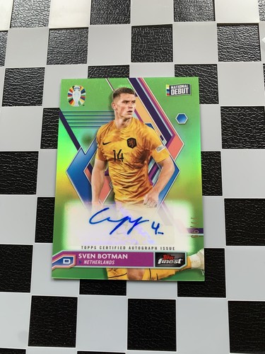 Sven Botman 2023 Topps Finest Green /99