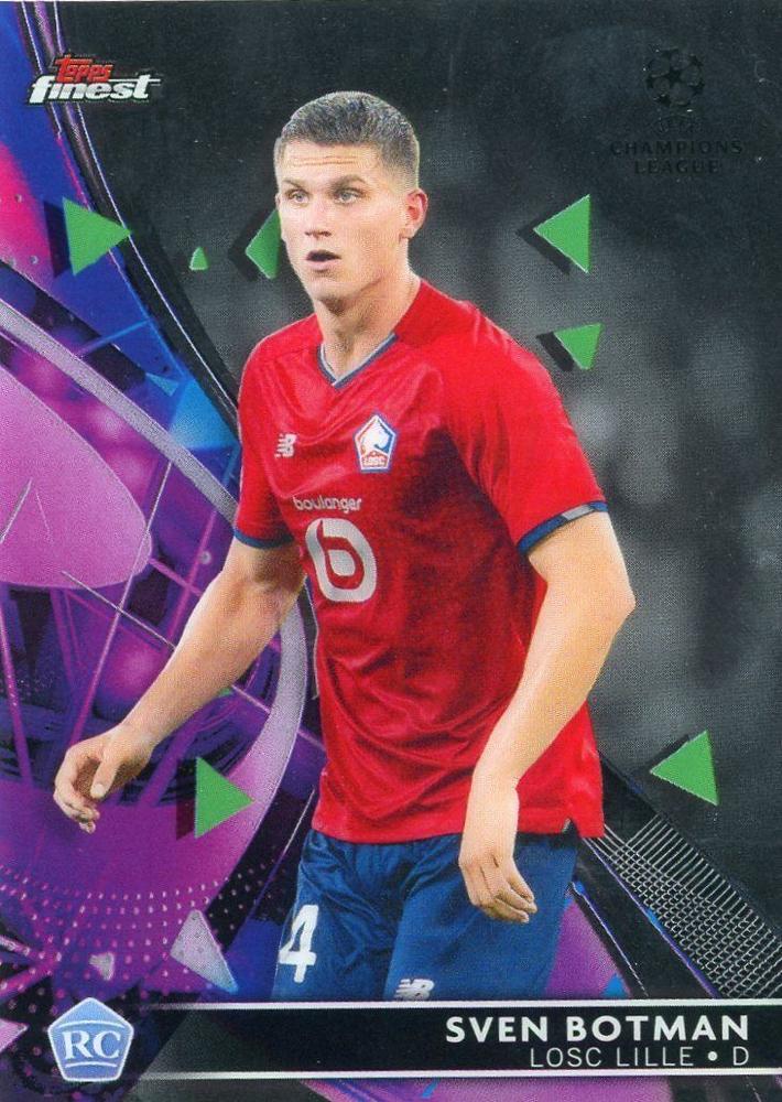 Sven Botman 2021 Topps Finest UEFA 71