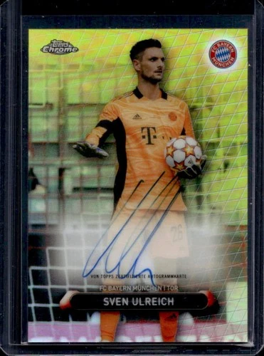 Sven Ulreich 2021 Topps Chrome Gold Refractor /20