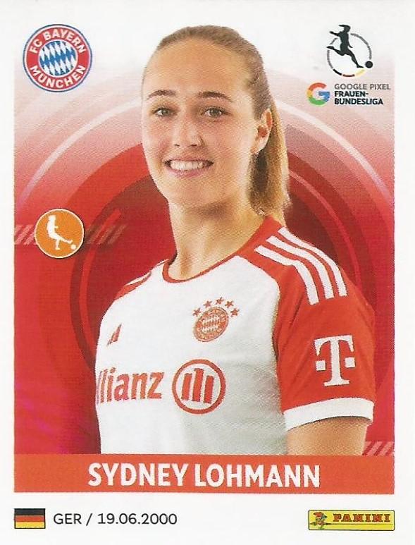 Sydney Lohmann 2023 Panini Frauen Bundesliga Stickers
