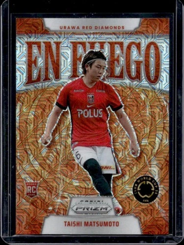 Taishi Matsumoto 2025 Panini Prizm FIFA Club World Cup Mojo /25