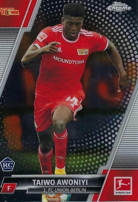 Taiwo Awoniyi 2021 Topps Chrome Bundesliga 16