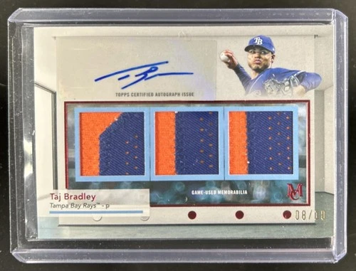 Taj Bradley 2024 Topps Museum Ruby /10