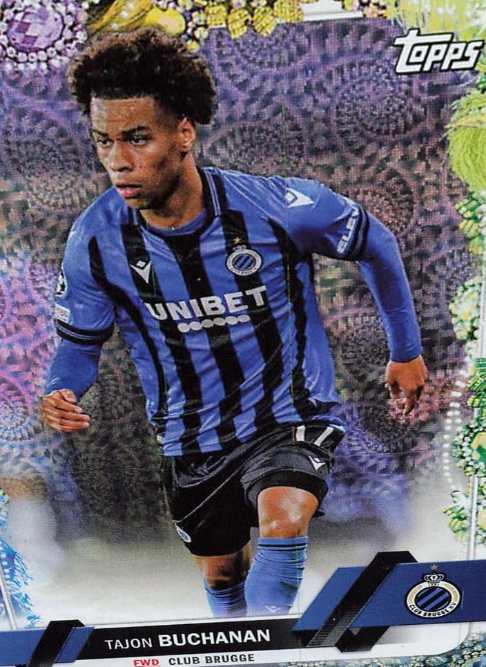 Tajon Buchanan 2022 Topps UEFA Club Competitions Carnaval Edition