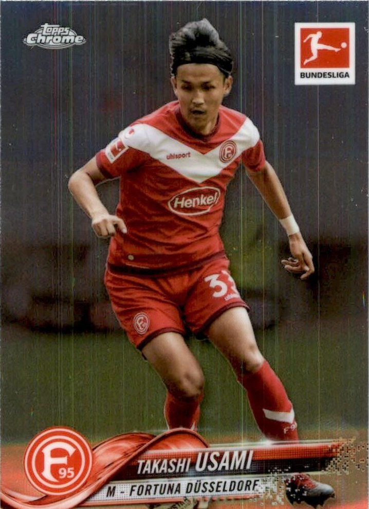 Takashi Usami 2018 Topps Chrome Bundesliga 31