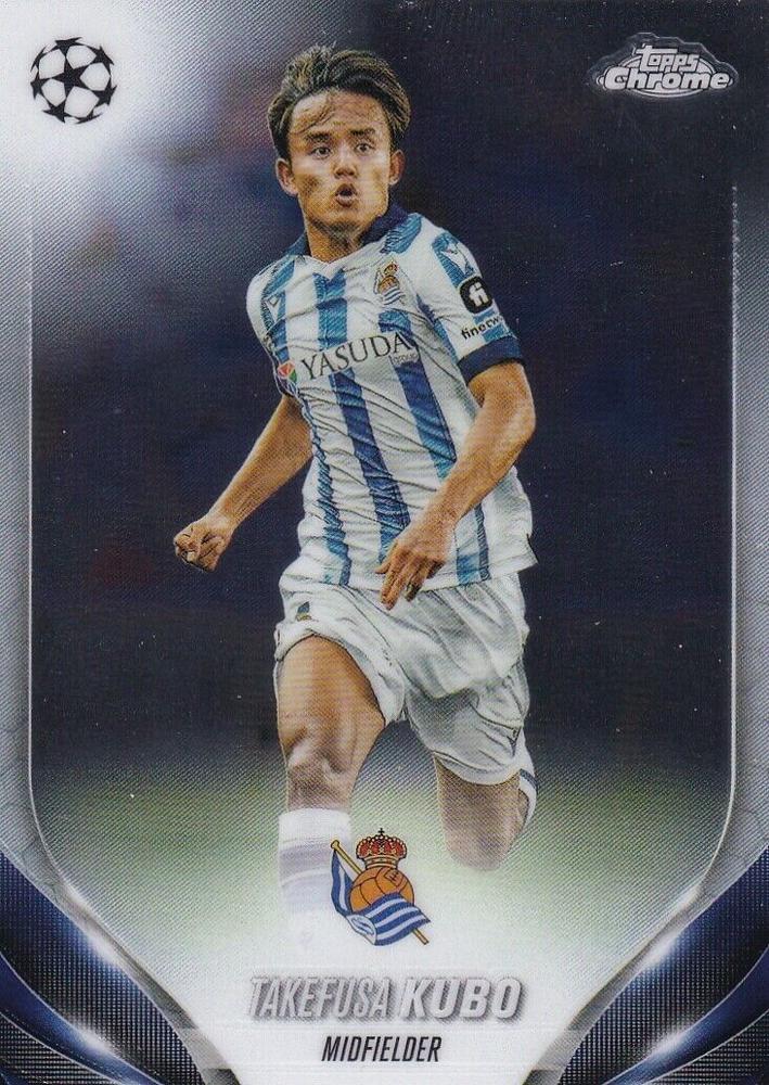 Takefusa Kubo 2023 Topps Chrome UEFA Club Competitions