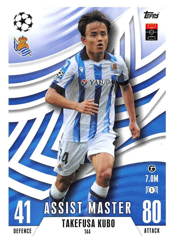 Takefusa Kubo 2023 Topps Match Attax UEFA Club Competitions Extra