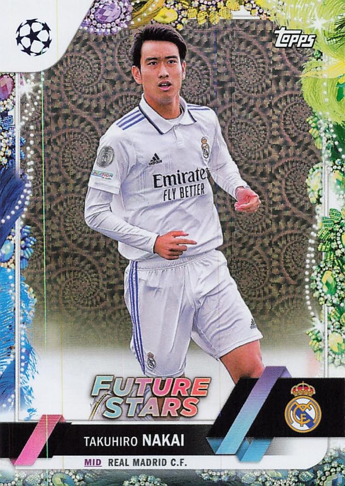 Takuhiro Nakai 2022 Topps UEFA Club Competitions Carnaval Edition