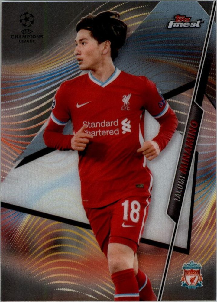Takumi Minamino 2020 Topps Finest UEFA 37