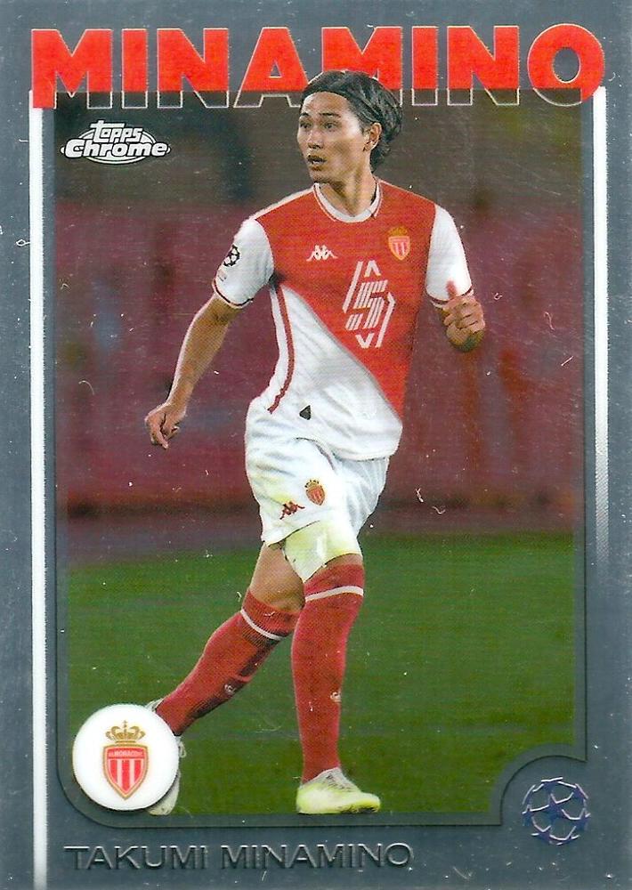 Takumi Minamino 2024 Topps Chrome UEFA Club Competitions