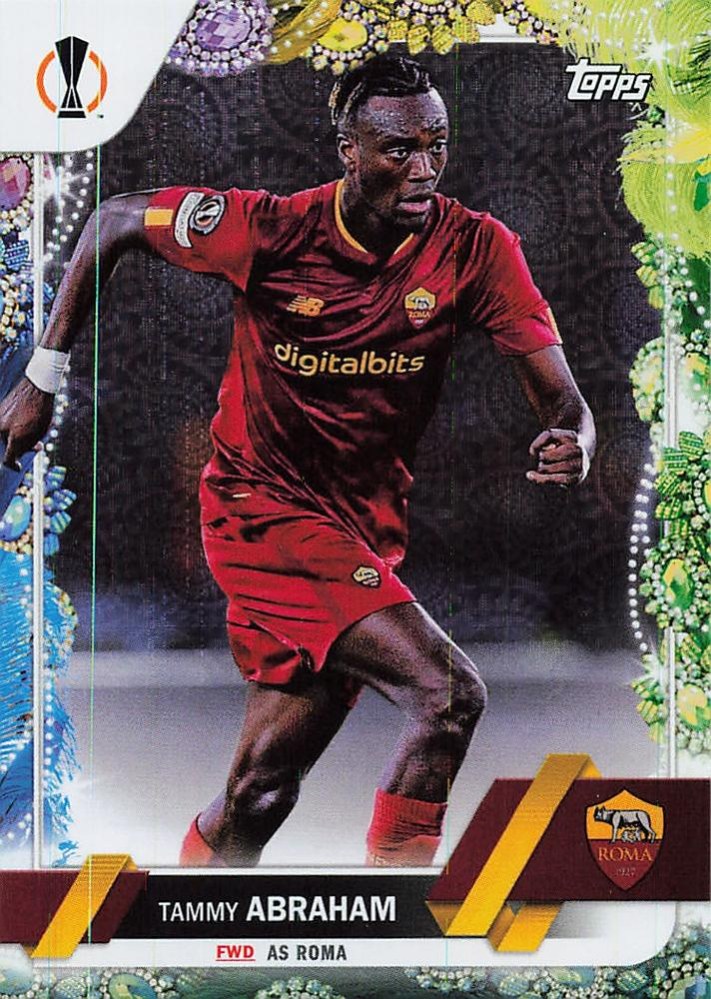 Tammy Abraham 2022 Topps UEFA Club Competitions Carnaval Edition
