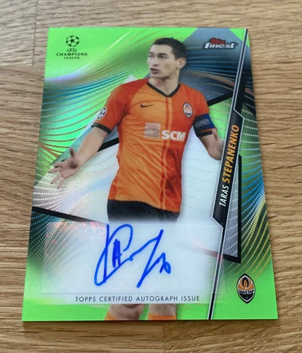 Taras Stepanenko 2020 Topps Finest Green /99