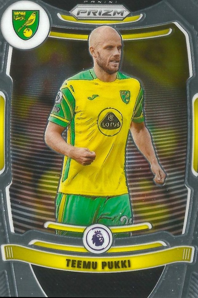 Teemu Pukki 2021 Panini Prizm Premier League 180