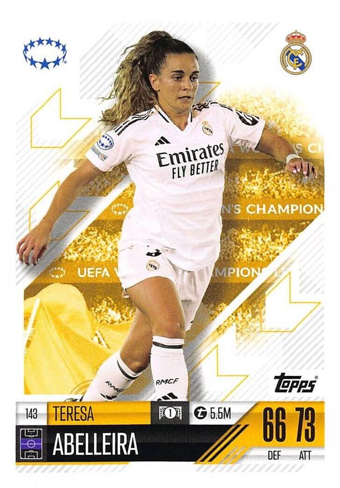 Teresa Abelleira 2024 Topps Match Attax UEFA Club Competitions Extra