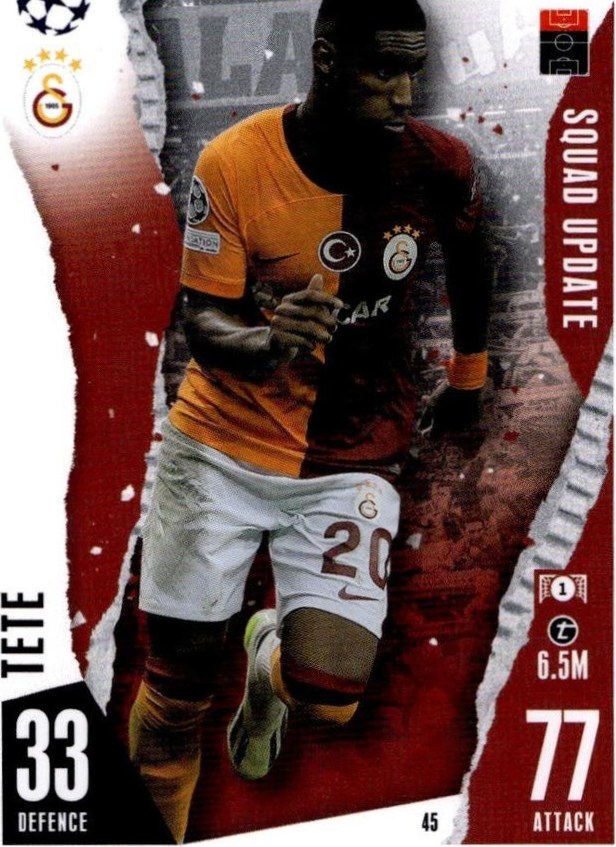 Tete 2023 Topps Match Attax UEFA Club Competitions Extra