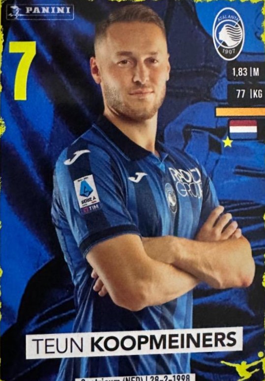 Teun Koopmeiners 2023 Panini Calciatori Stickers