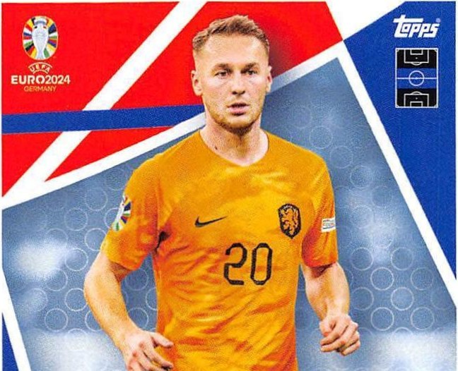 Teun Koopmeiners 2024 Topps Match Attax UEFA EURO