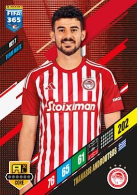 Thanasis Androutsos 2024 Panini Adrenalyn XL FIFA 365