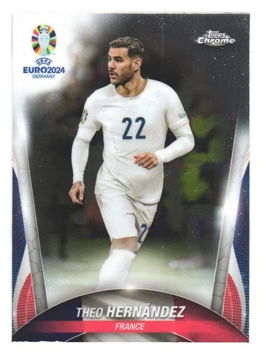 Theo Hernandez 2024 Topps Chrome Euro 2024