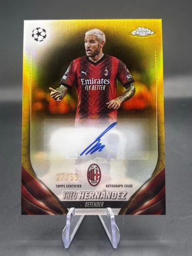 Theo Hernandez 2023 Topps Chrome Gold /50
